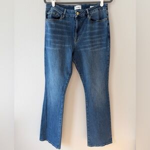 Frame Denim Women's Medium Blue Le Mini Bootcut Jeans